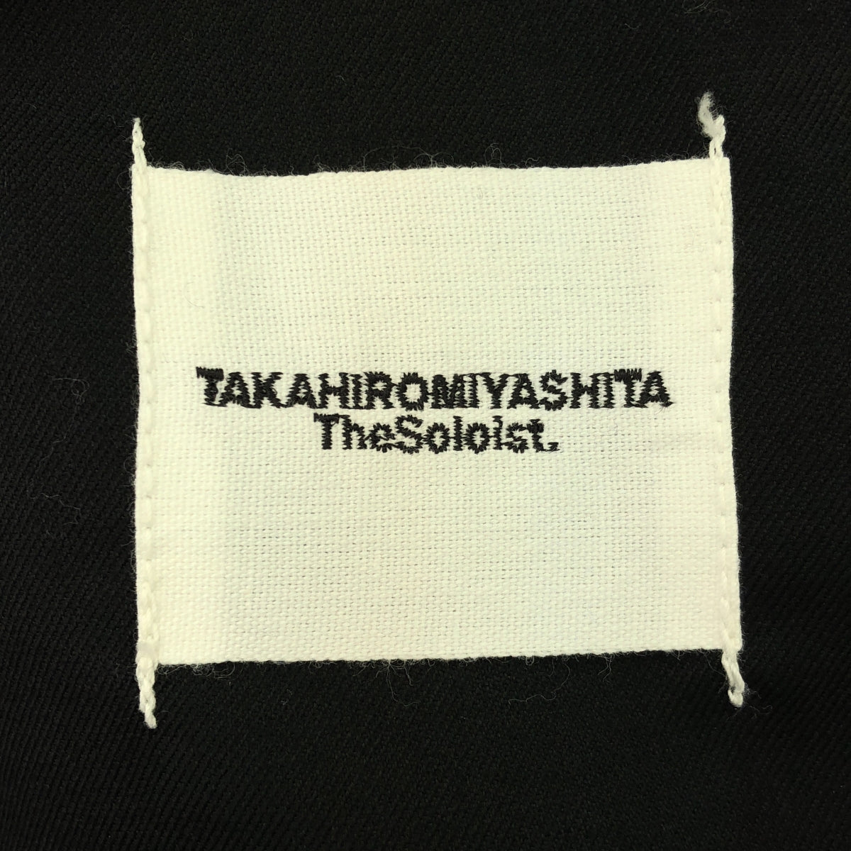 TAKAHIROMIYASHITA The Soloist / タカヒロミヤシタザソロイスト | レザー切替 シングルブレスト テーラードジャケット / 裏地付き | 46 | ブラック | メンズ