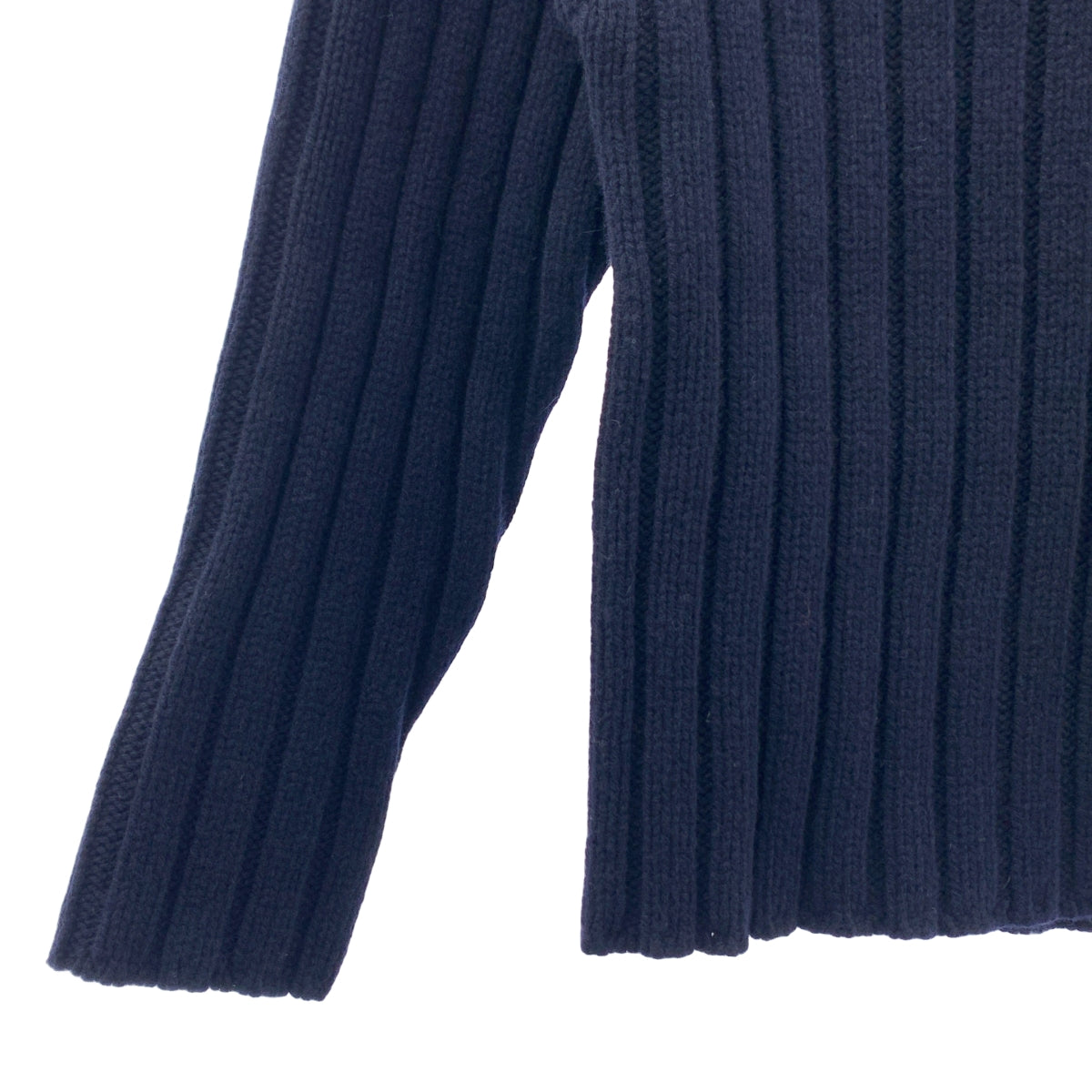 PATOU ブラック ロゴ刺繍 長袖セーター S PATOU ブラック ロゴ刺繍 長袖セーター S PATOU ネイビー ロゴ入り