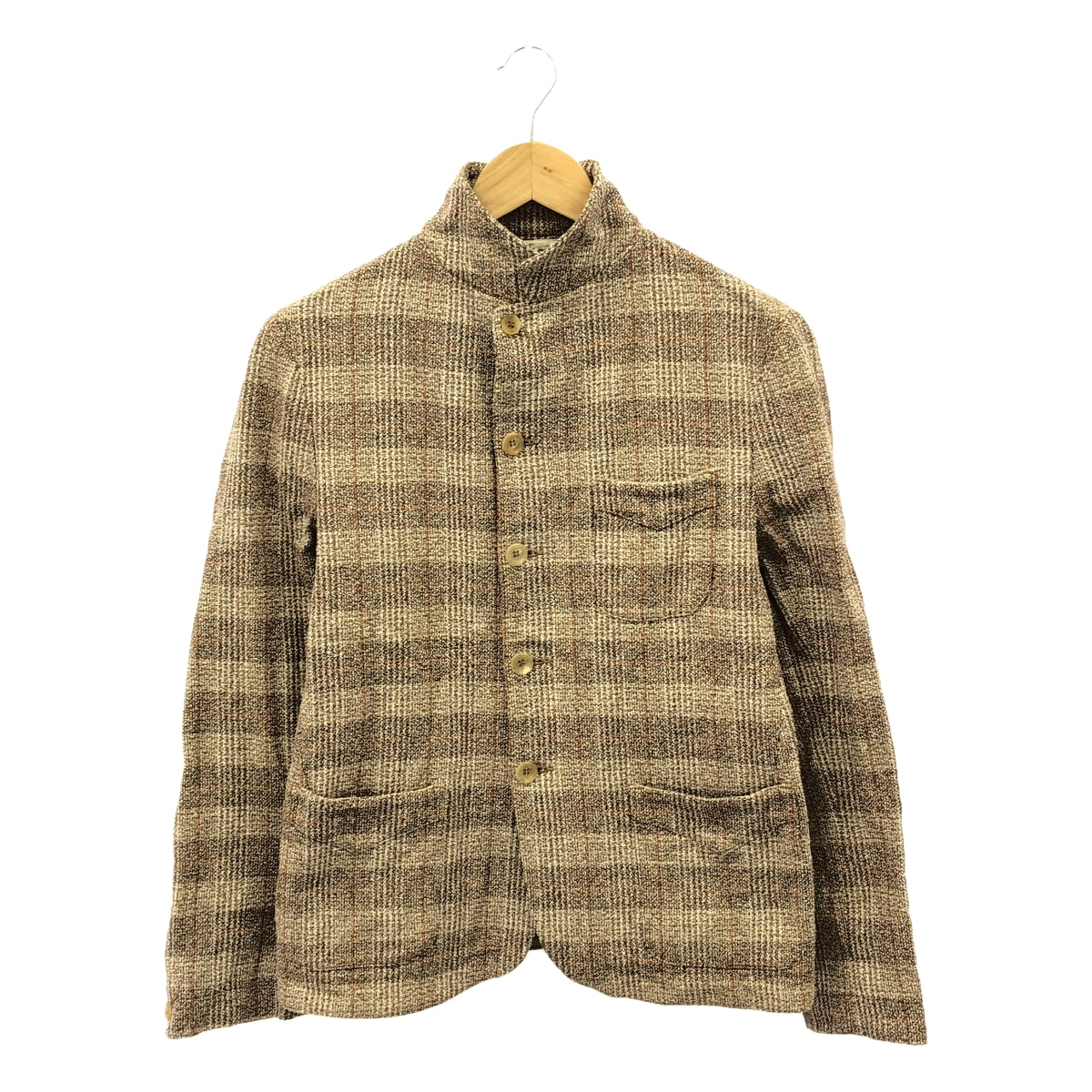 45r / フォーティファイブアール | 杢杢ツイード シングルジャケット / 総裏地 | 3 | ブラウン系 | レディース