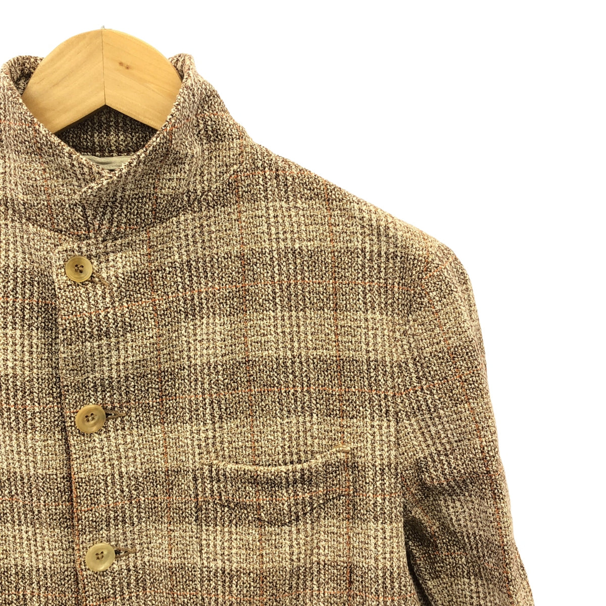 45r / フォーティファイブアール | 杢杢ツイード シングルジャケット / 総裏地 | 3 | ブラウン系 | レディース