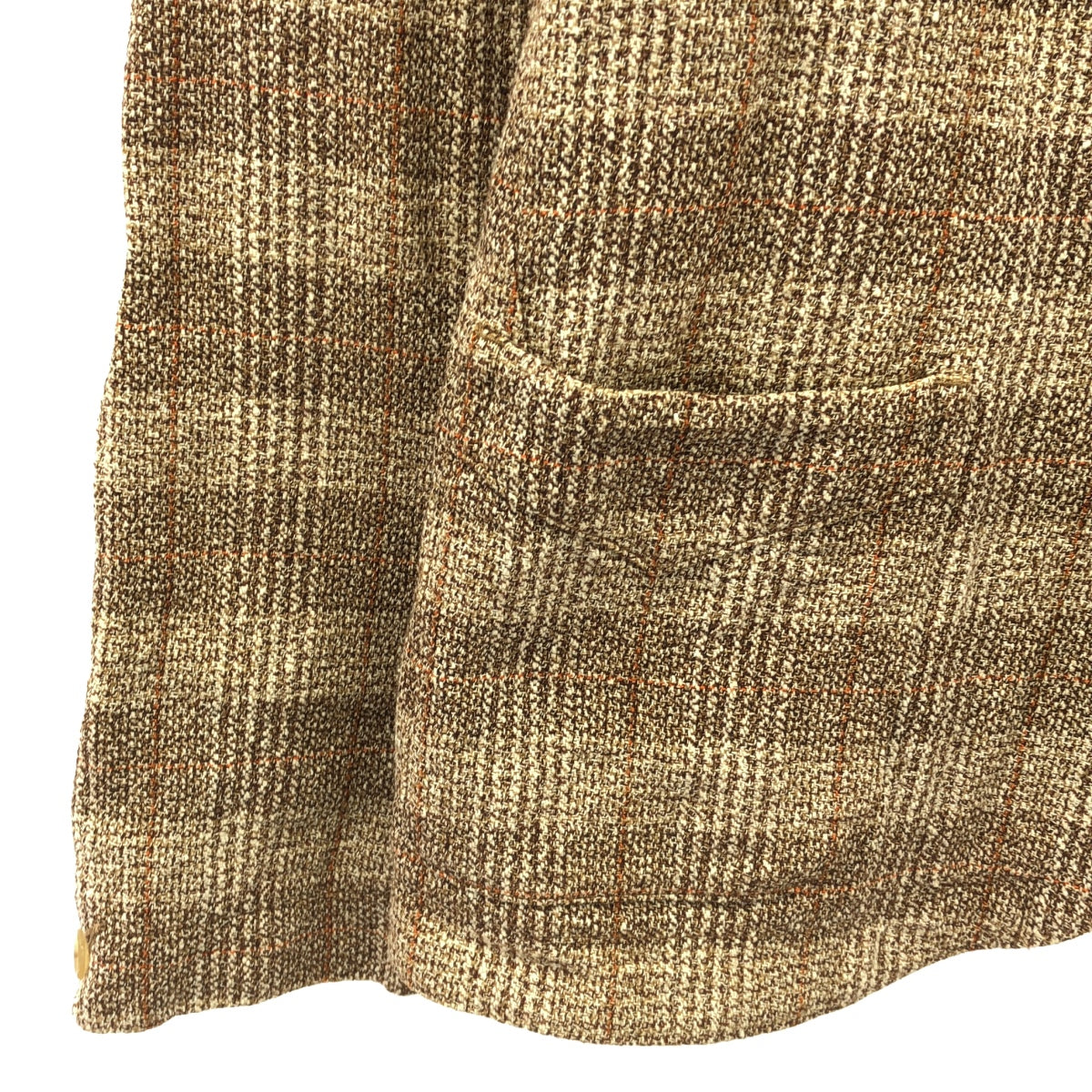 45r / フォーティファイブアール | 杢杢ツイード シングルジャケット / 総裏地 | 3 | ブラウン系 | レディース
