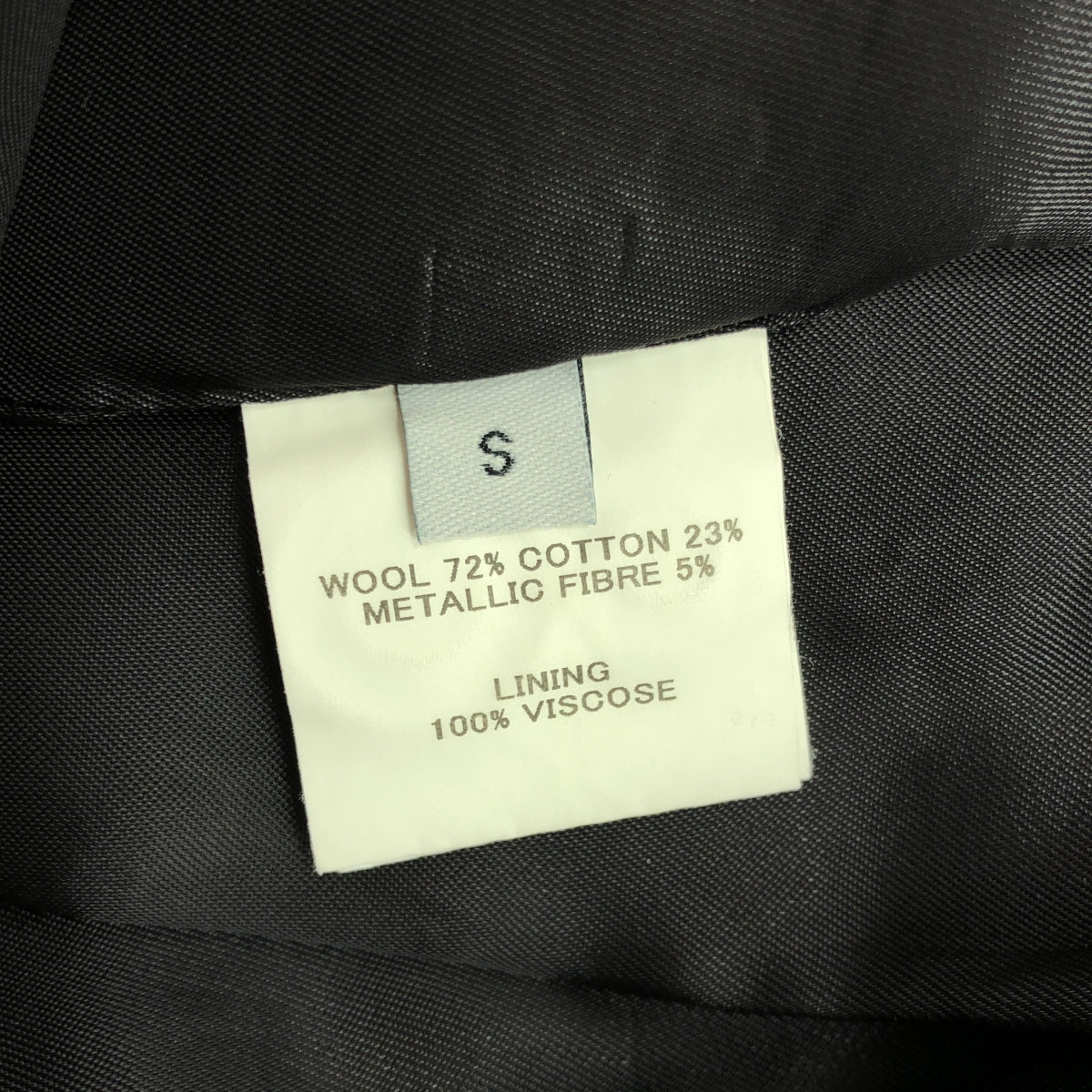 ECOLE DE CURIOSITES / エコール・ド・キュリオジテ | ウールコットンストライプパンツ | S | ネイビー | レディース