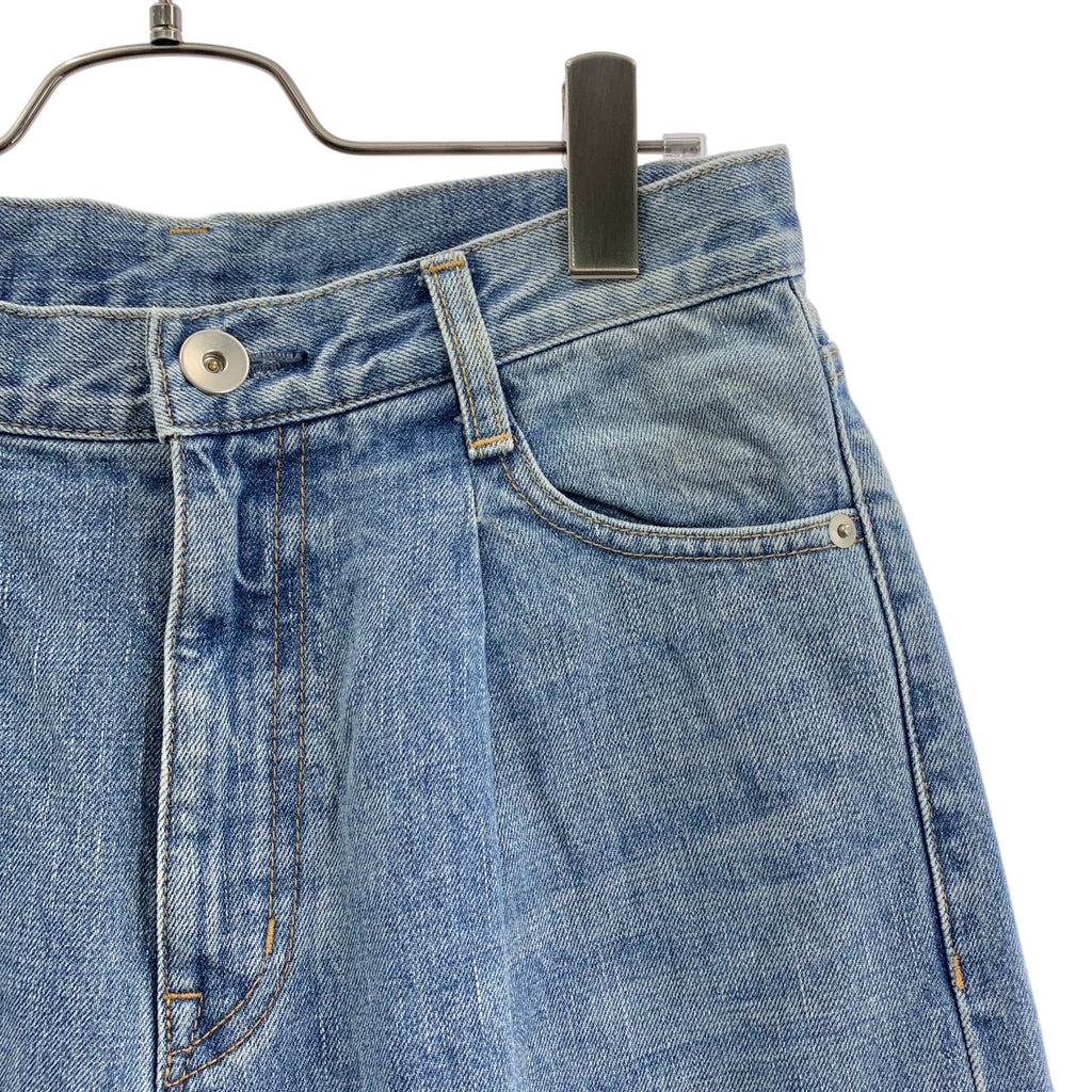 Deuxieme Classe / 두지엠 클래스 | 2023SS | EVERYDAY I LIKE. / 로고 패치 화이트 탁 바기 데님 팬츠 | 36 |