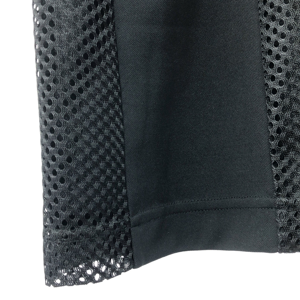 【美品】  COMME des GARCONS HOMME PLUS / コムデギャルソンオムプリュス | 2025SS | ポリエステル メッシュ Tシャツ カットソー | M | ブラック | メンズ