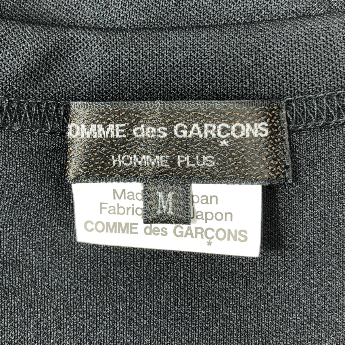 【美品】  COMME des GARCONS HOMME PLUS / コムデギャルソンオムプリュス | 2025SS | ポリエステル メッシュ Tシャツ カットソー | M | ブラック | メンズ