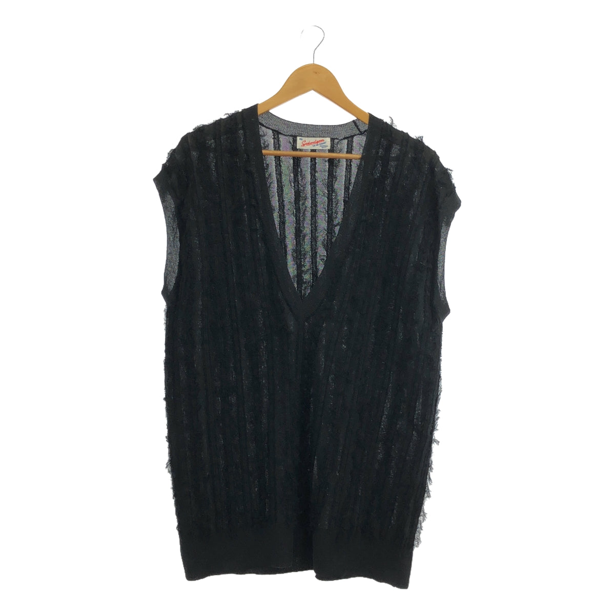 Spick and Span | Fringe knit vest | F | Women's