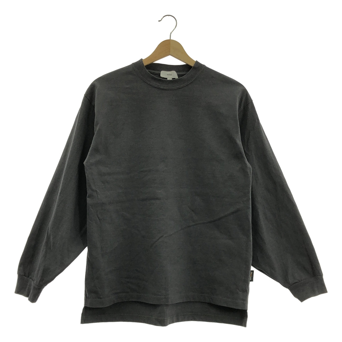 HYKE / ハイク | 2022SS | CORDURA コーデュラ 長袖 Tシャツ | 1 | グレー | レディース