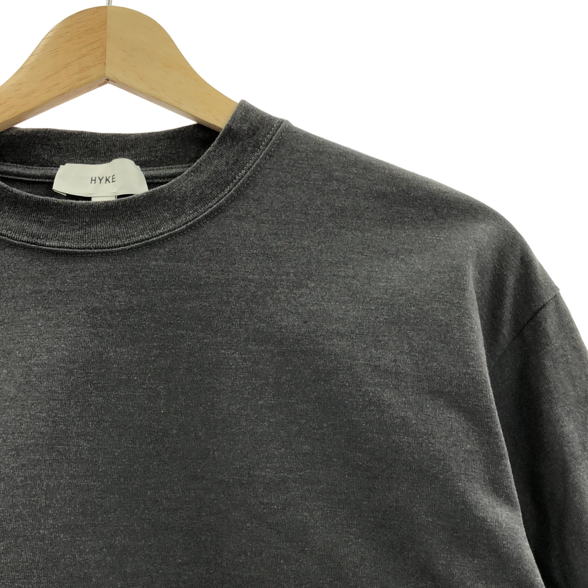 HYKE / ハイク | 2022SS | CORDURA コーデュラ 長袖 Tシャツ | 1 | グレー | レディース