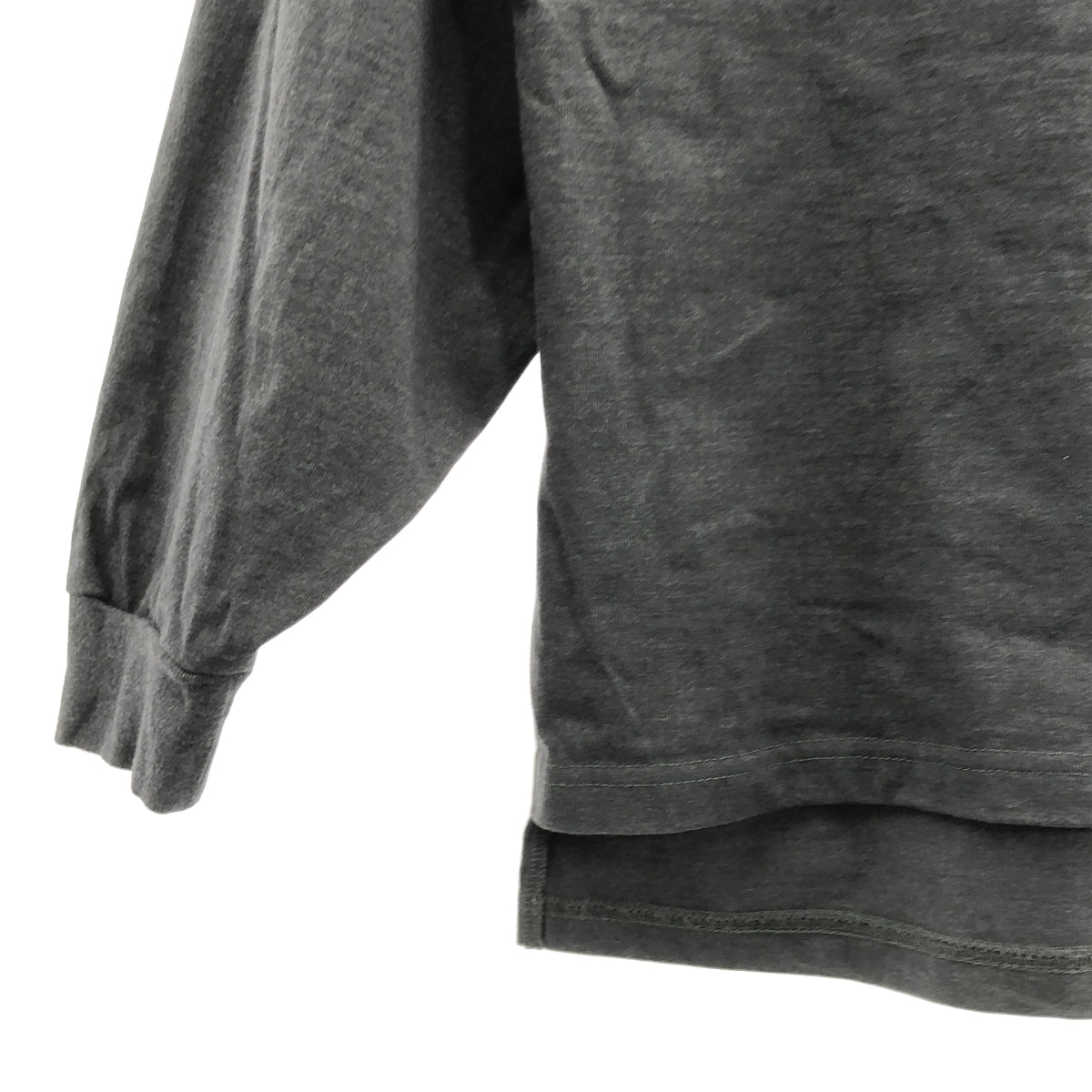 HYKE / ハイク | 2022SS | CORDURA コーデュラ 長袖 Tシャツ | 1 | グレー | レディース