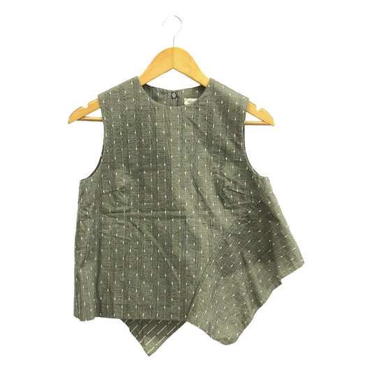 Greed International | Sleeveless Asymmetrical Blouse | S | Women's