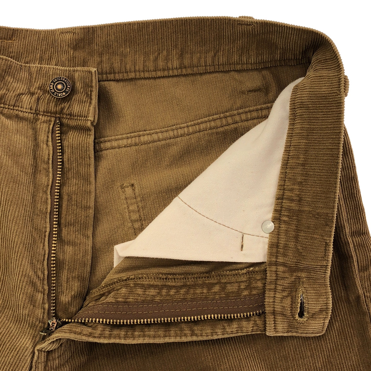 [Good Condition] NOWOS / NOWOS | corduroy pants | M | Khaki | Women's