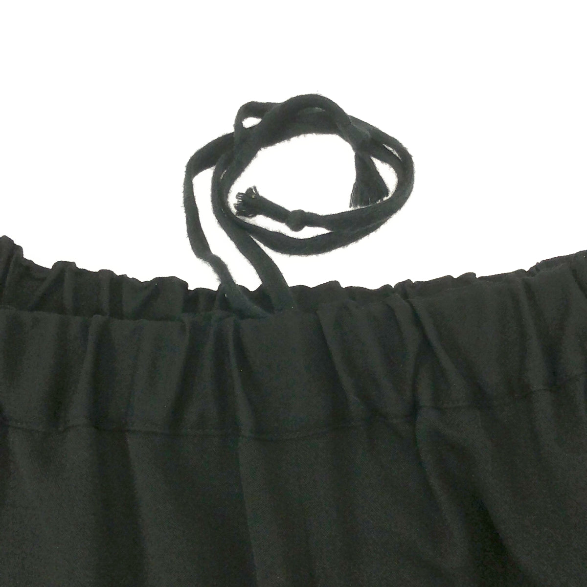 【美品】  COMME des GARCONS COMME des GARCONS / コムコム | 2018SS | 変形 立体 アシンメトリー ドローストリング バルーン スカート パンツ | XS | ブラック | レディース