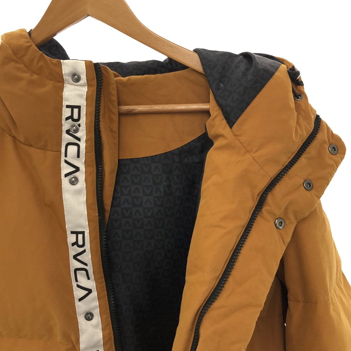 RVCA / RVCA | PUFFA JACKET padded hooded jacket | L | Brown | Men's