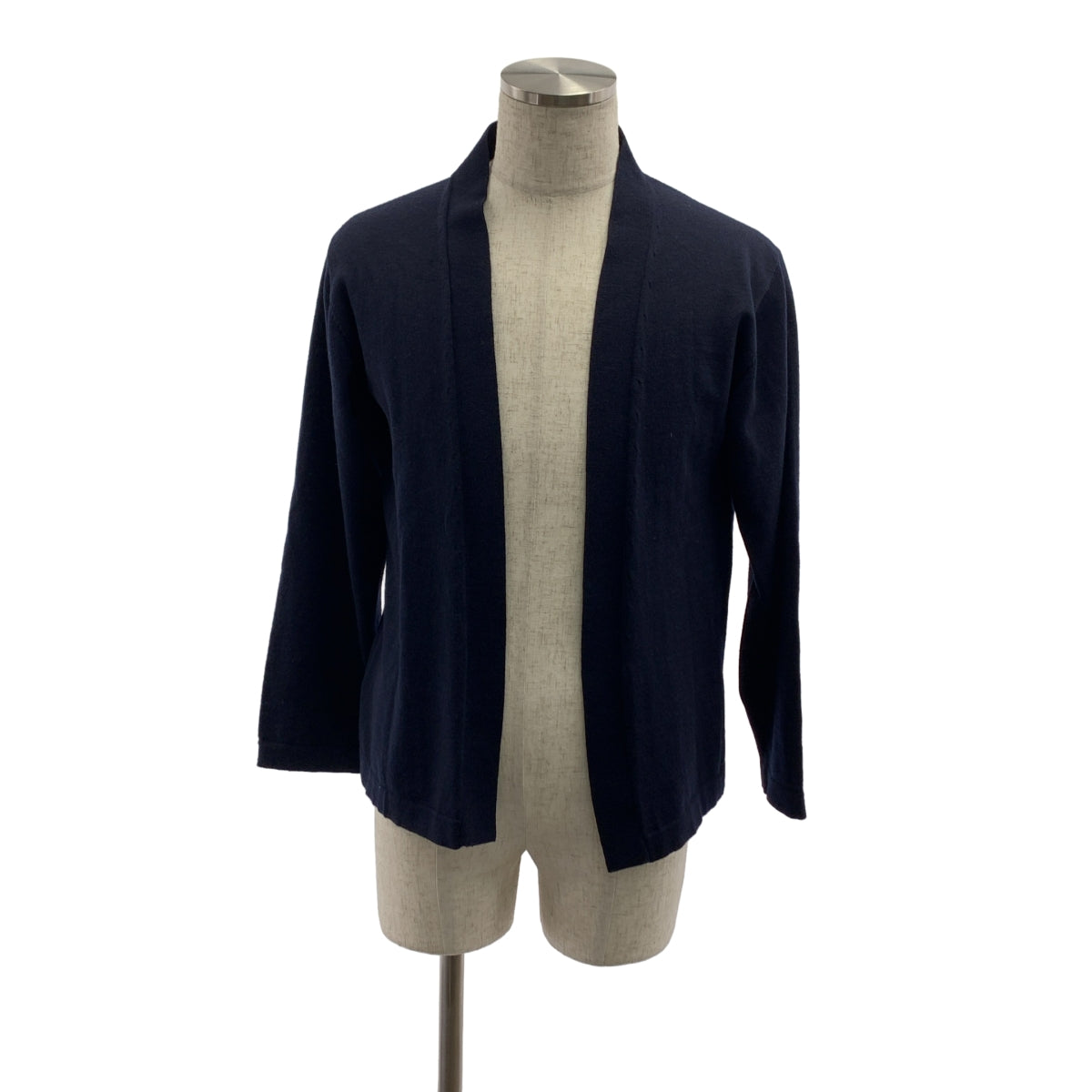 ROBERTO COLLINA / ロベルトコリーナ | ウール ボタンレス カーディガン | 46 | メンズ