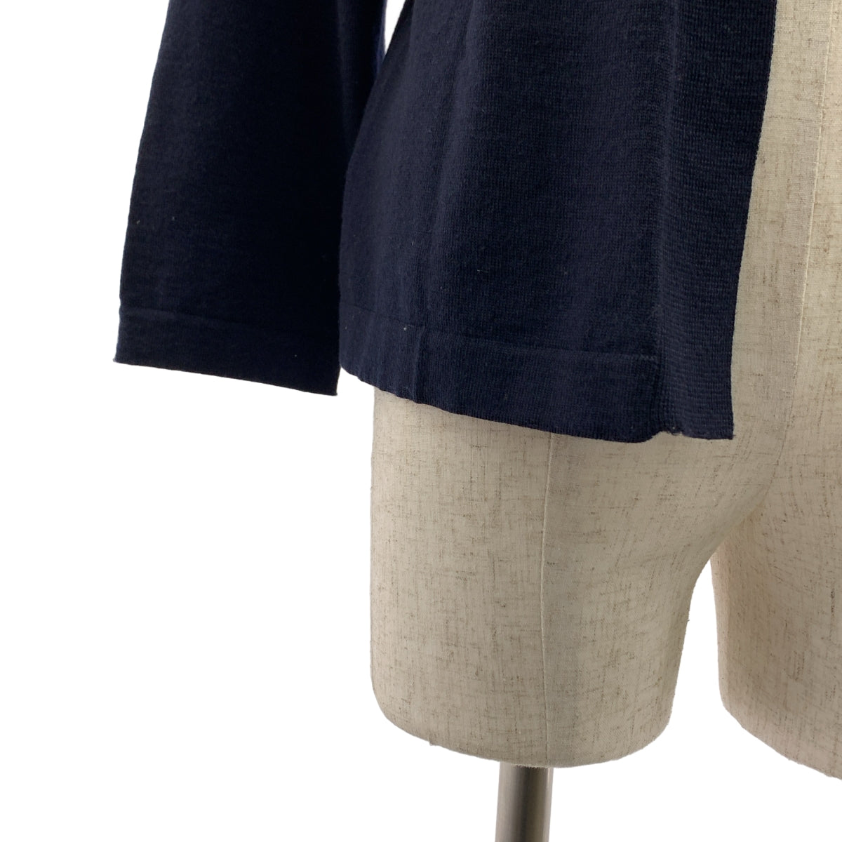 ROBERTO COLLINA / ロベルトコリーナ | ウール ボタンレス カーディガン | 46 | メンズ