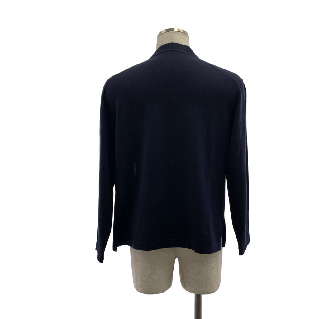 ROBERTO COLLINA | 羊毛無扣開襟衫 | 46碼 | 男士