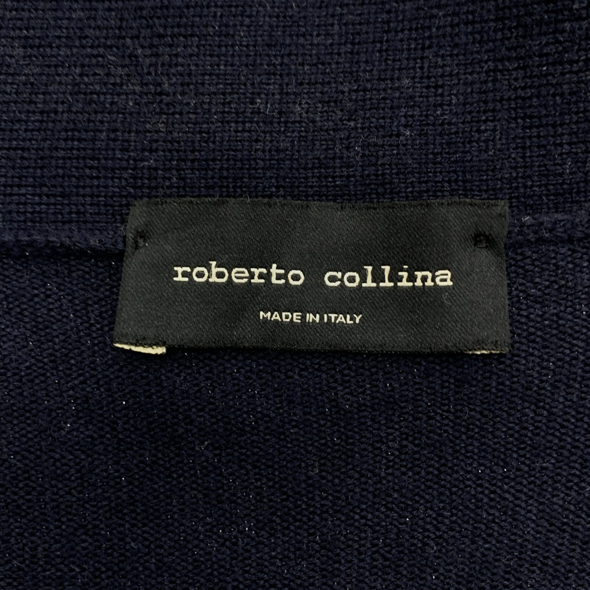 ROBERTO COLLINA / ロベルトコリーナ | ウール ボタンレス カーディガン | 46 | メンズ