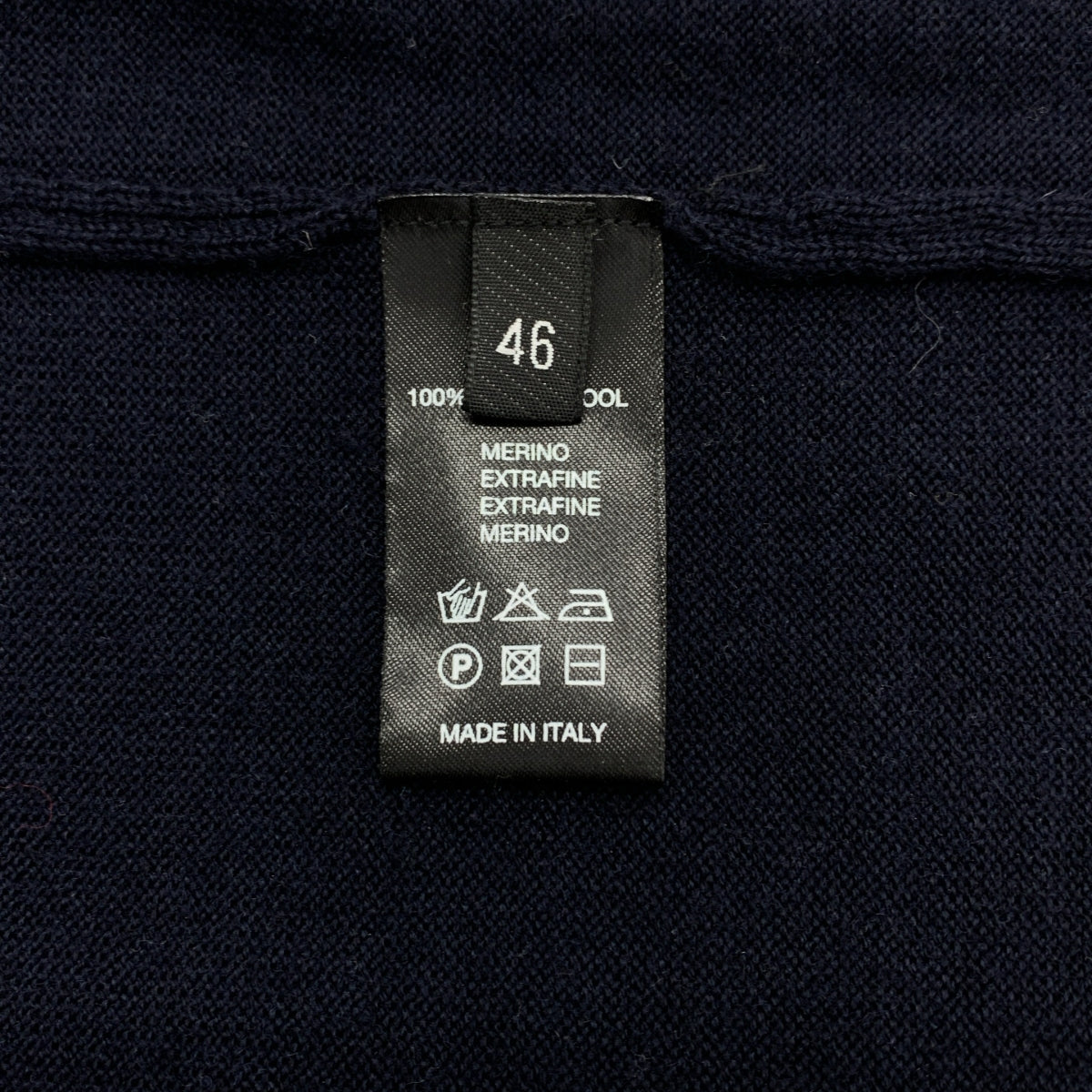 ROBERTO COLLINA | 羊毛無扣開襟衫 | 46碼 | 男士