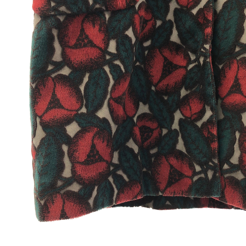 mina perhonen / ミナペルホネン | 2017AW | jardin ジャルダン / 花柄 パイル チェスターコート | 38 | レディース