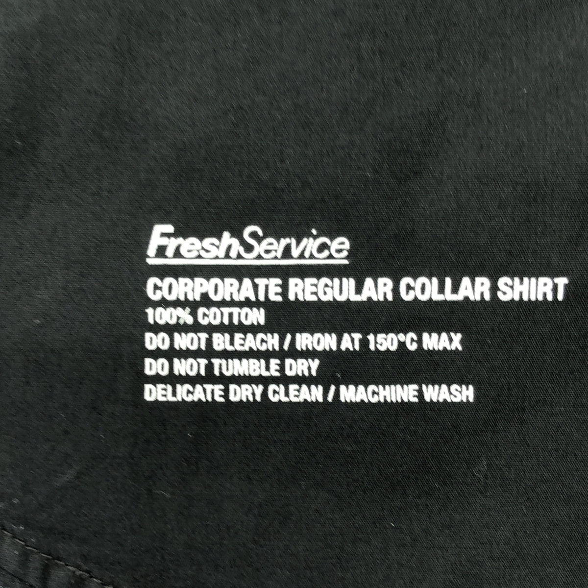 FreshService / 프레시 서비스 | CORPORATE REGULAR COLLAR SHIRT / 로고 레귤러 컬러 셔츠 | F | 남성