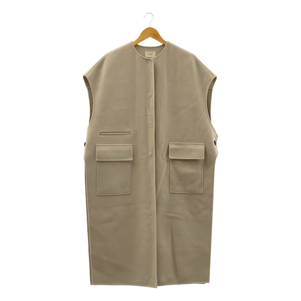 LE PHIL | 羊毛Logo連結無袖背心外套 | 0碼 | 女款