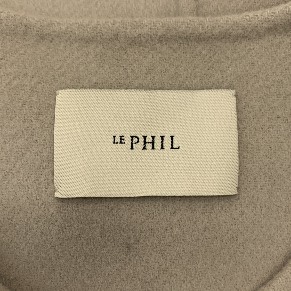 LE PHIL / 루필 | 울 로고 버튼 민소매 베스트 코트 | 0 | 여성