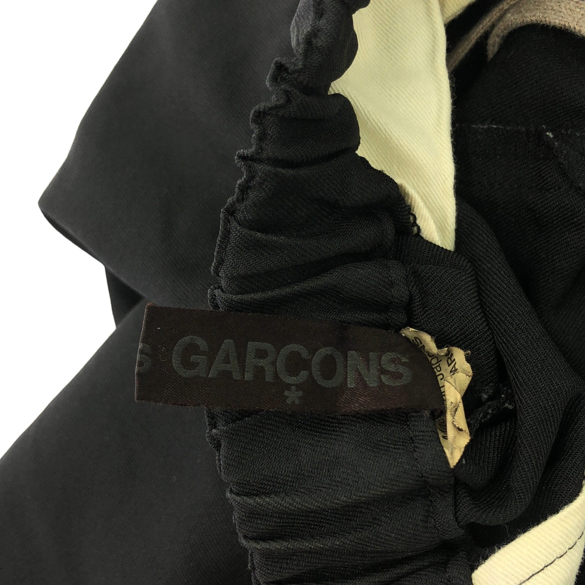 COMME des GARCONS | 2017AW | 聚酯加工馬褲休閒褲 | S | 黑色 | 女款