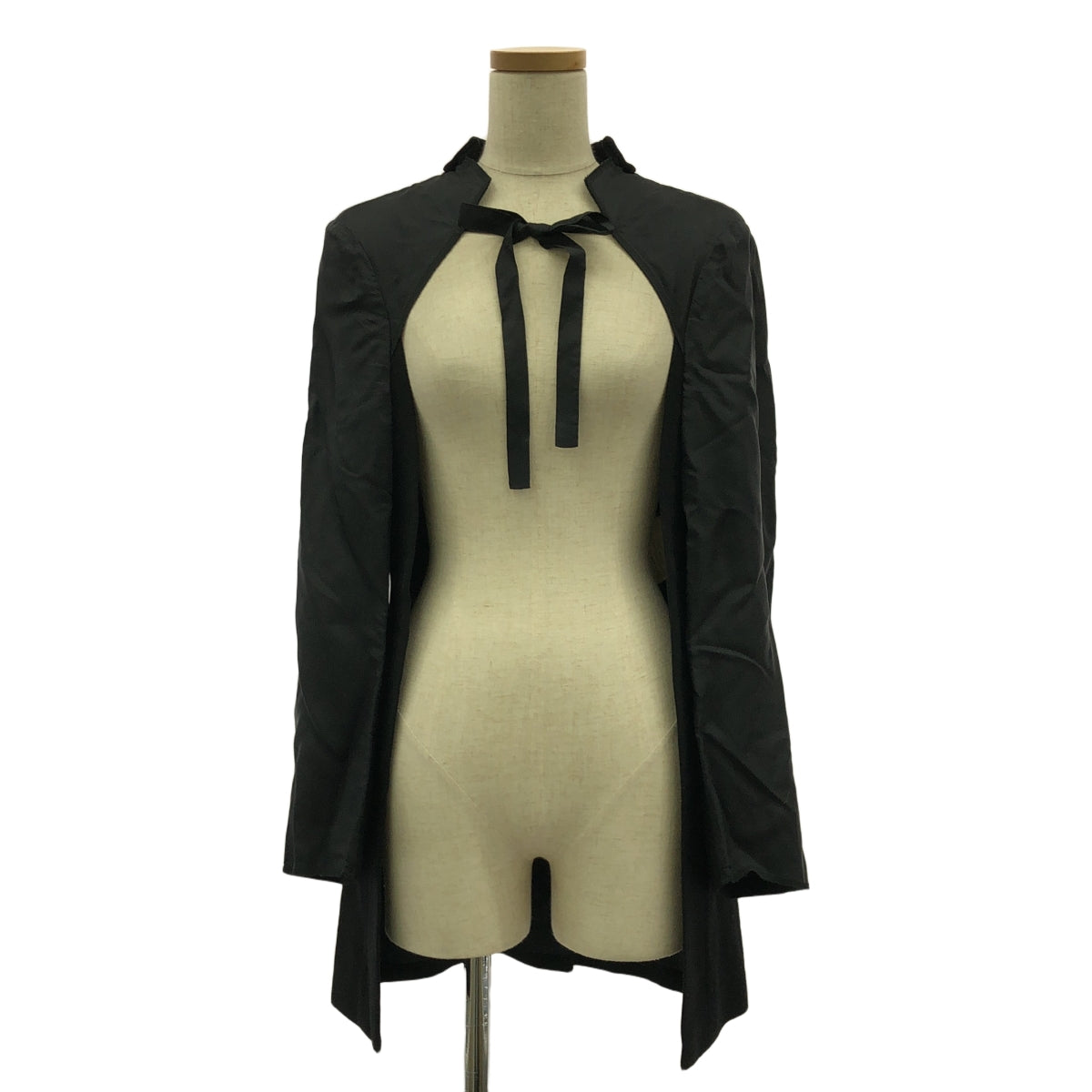 COMME des GARCONS | 2011AW | 羊絨混合材質長外套 | S | 黑色 | 女款