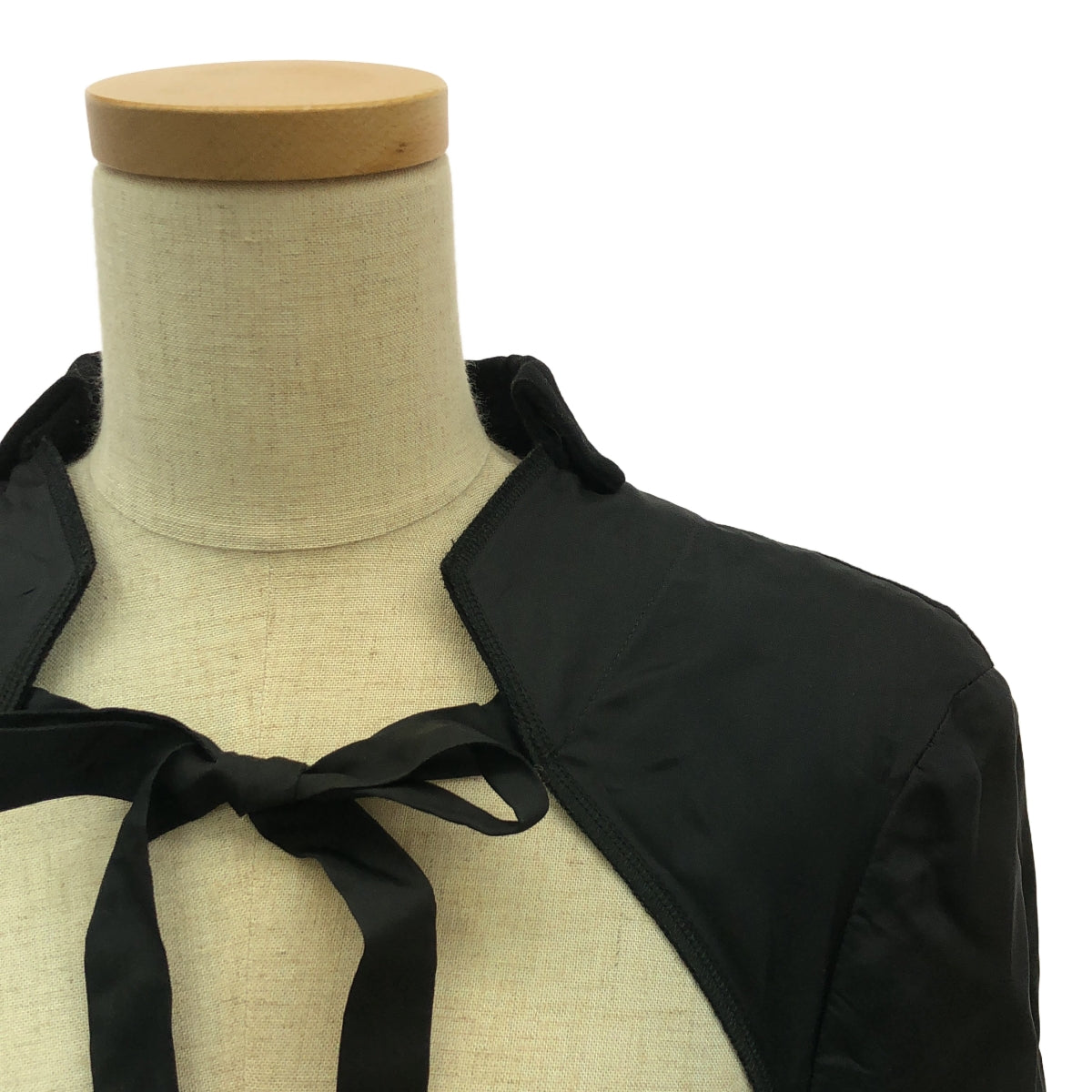 COMME des GARCONS / 컴데 갤슨 | 2011AW | 캐시미어 다른 소재 전환 롱 재킷 | S | 블랙 | 여성
