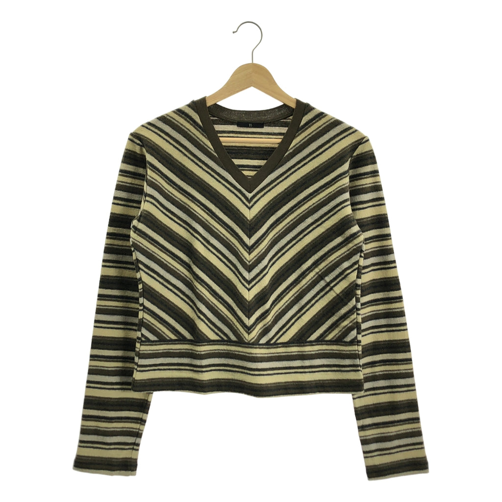 Y's / 와이즈 요우지야마모토 | 1997AW | 울 테두리 V넥 니트 |