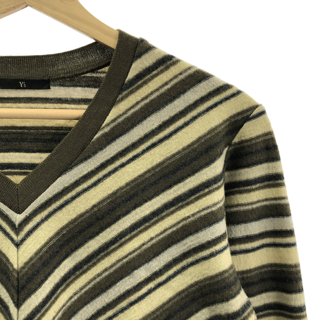 Y's / 와이즈 요우지야마모토 | 1997AW | 울 테두리 V넥 니트 |