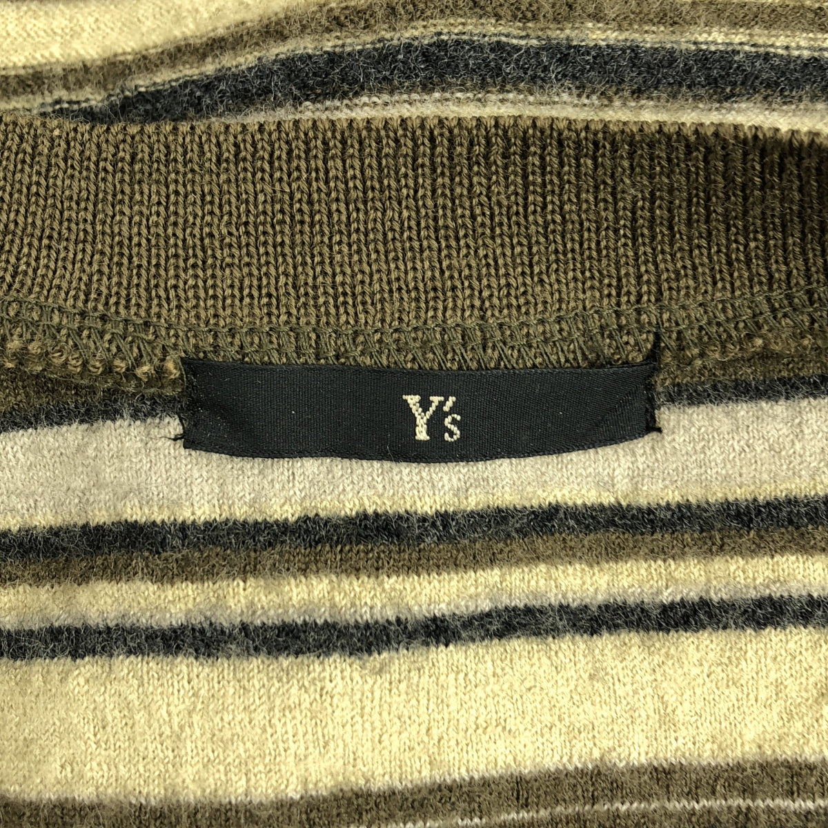 Y's / 와이즈 요우지야마모토 | 1997AW | 울 테두리 V넥 니트 |