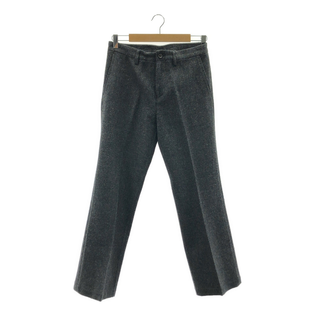 COMME des GARCONS | 經編布料2002秋冬 |羊毛微喇喇叭褲 |中號 |灰色|女性的