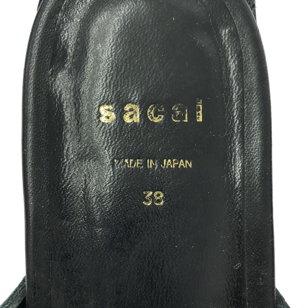 sacai / サカイ | アンクルストラップ プラットフォーム サンダル | 38 |
