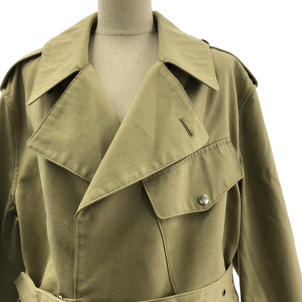 JUNYA WATANABE COMME des GARÇONS / 渡邊淳彌 | Junya Watanabe 2018 春夏 |棉質摩托車外套 | XS |米色|女性的