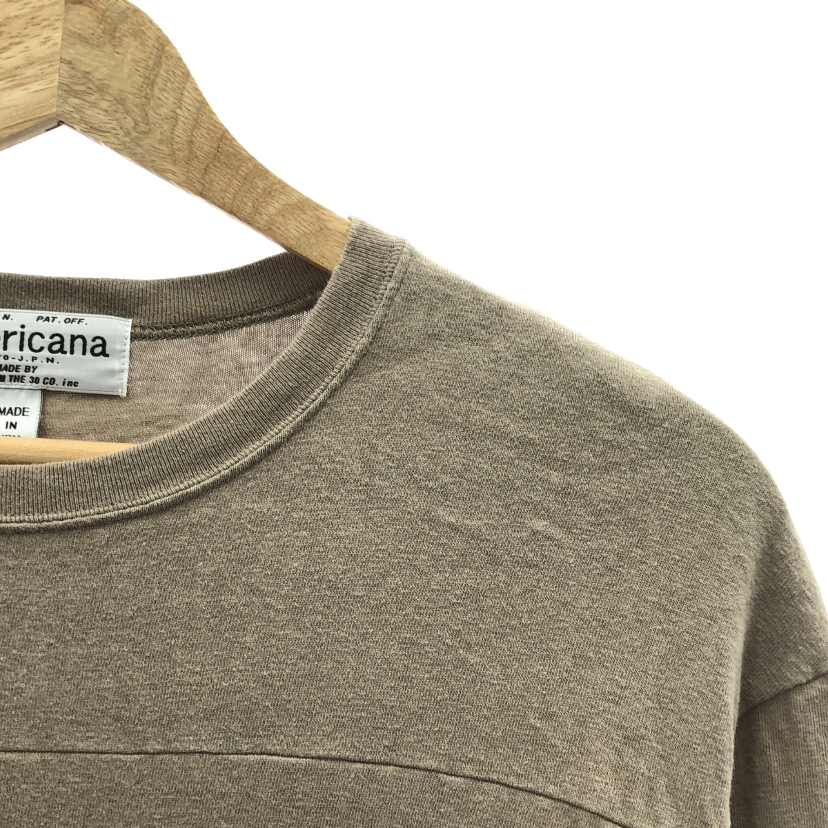 Deuxieme Classe / ドゥーズィエムクラス | 【 AMERICANA / アメリカーナ 】FOOTBALL / フットボールTシャツ カットソー | F | ブラウン系 | レディース