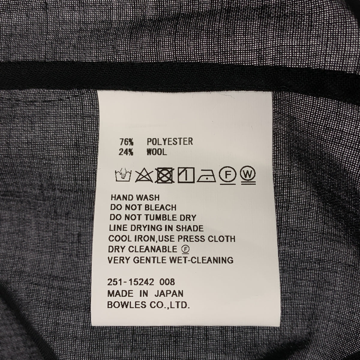 HYKE / 하이크 | 2025SS | 로고 버튼 볼륨 슬리브 오픈 컬러 셔츠 블라우스 | 1 | 여성