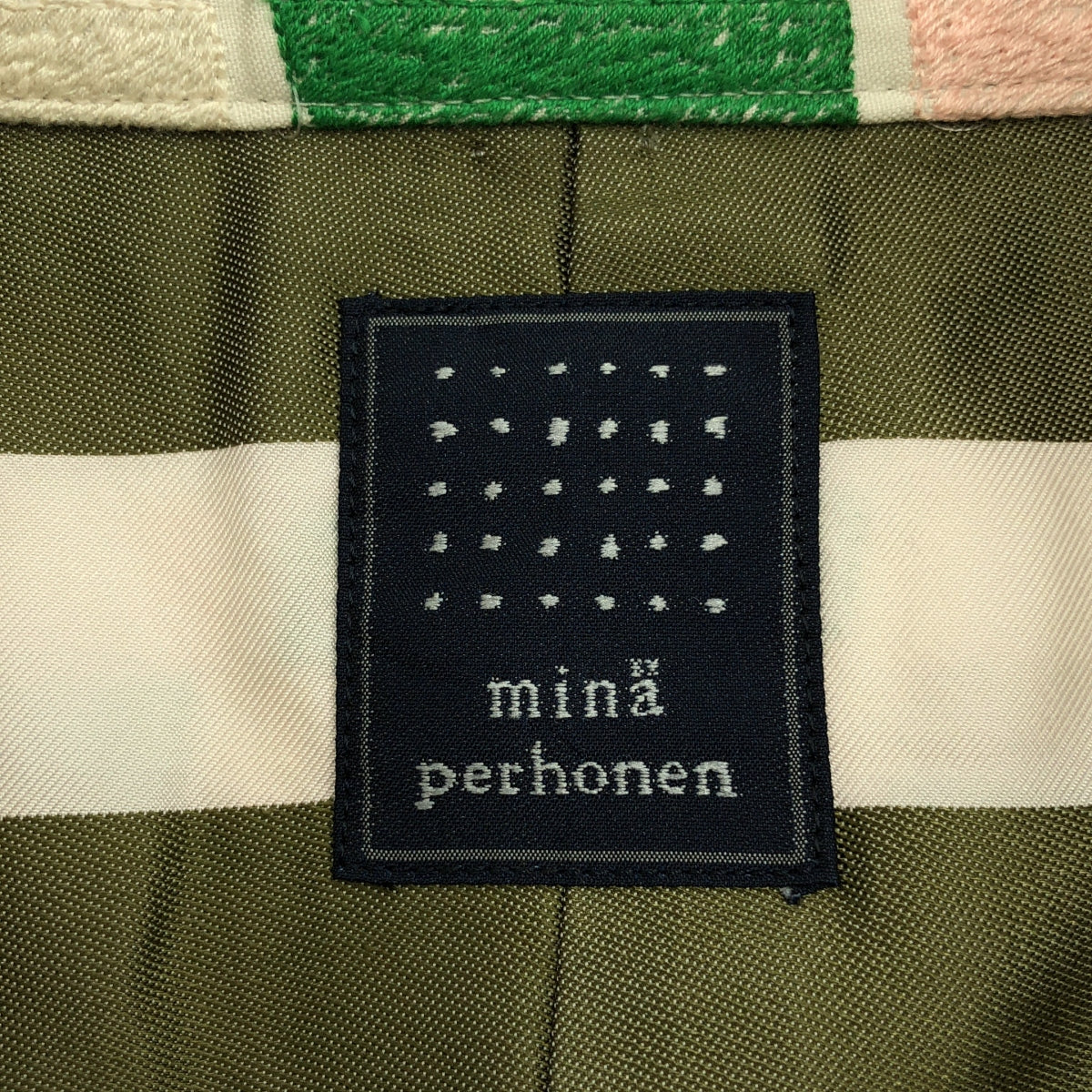 【美品】  mina perhonen / ミナペルホネン | 2008SS | lake レイク / 刺しゅう スプリングコート | 36 | マルチカラー | レディース