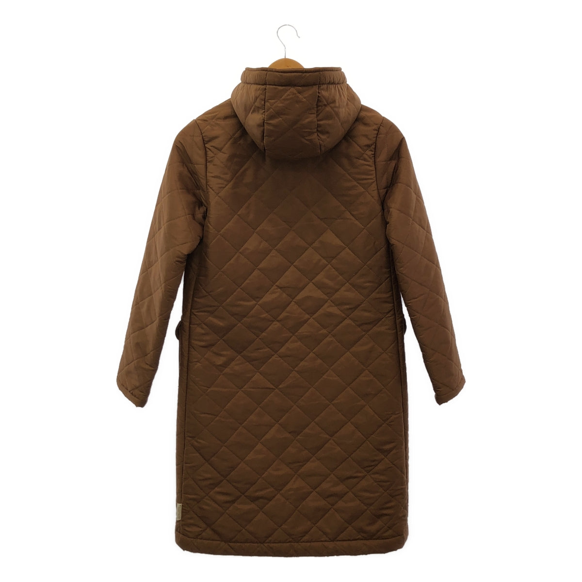 【美品】  Traditional Weatherwear / トラディショナルウェザーウェア | × BEAMS ビームス別注 GRANGE グランジ 裏ボア キルティング フーデッドコート | 34 | ブラウン | レディース