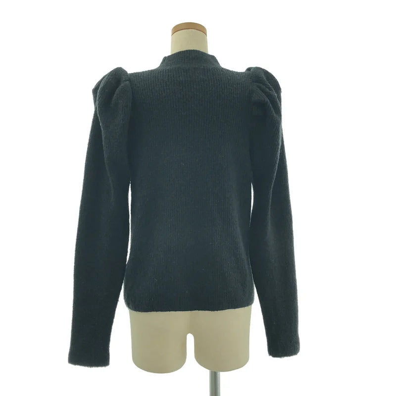 SEVEN TEN by MIHO KAWAHITO / セブンテンバイミホカワヒト | ブークレパワーショルダーニット | M | レディース