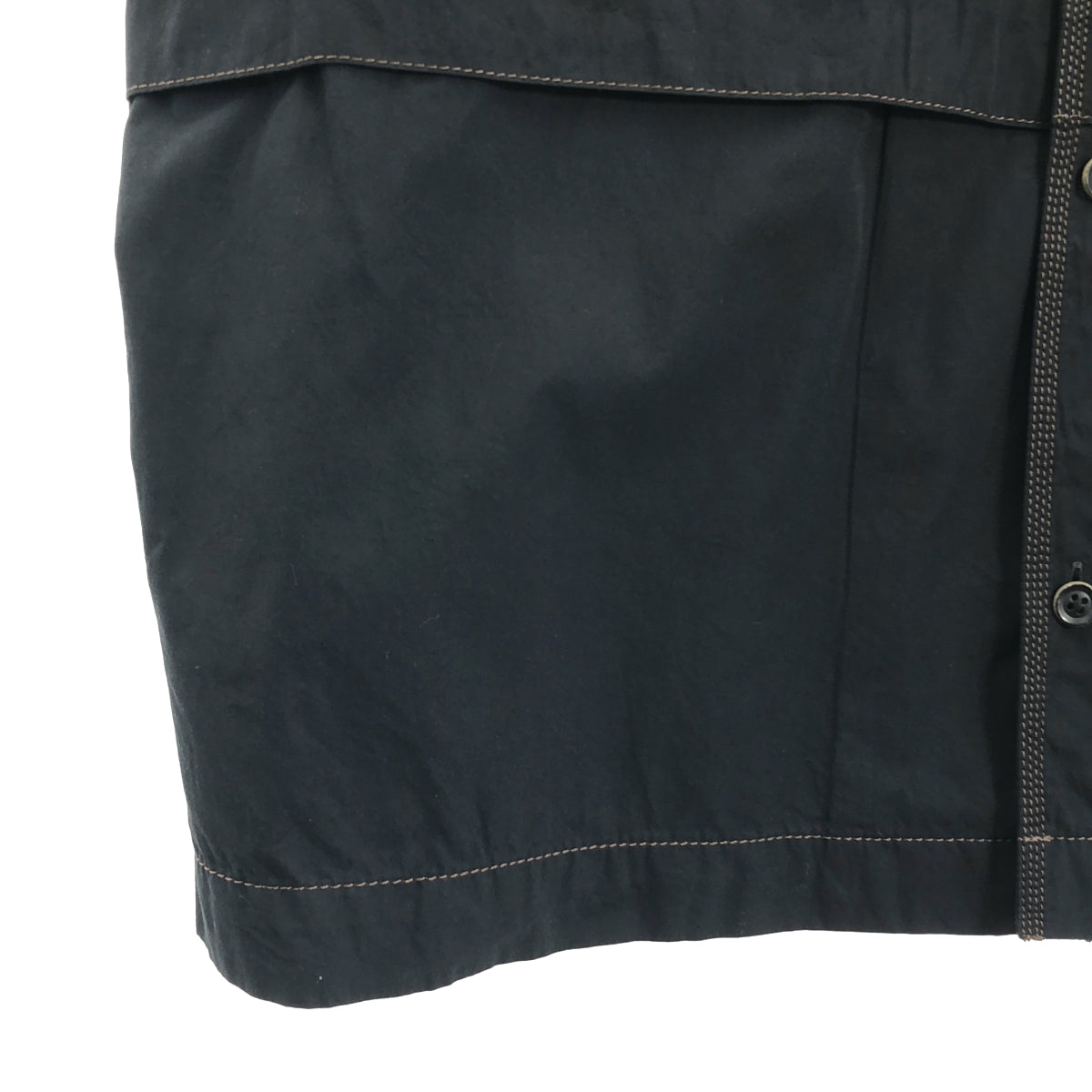 TOMORROWLAND / トゥモローランド | コットン ショートスリーブ ビッグシャツ | XS |