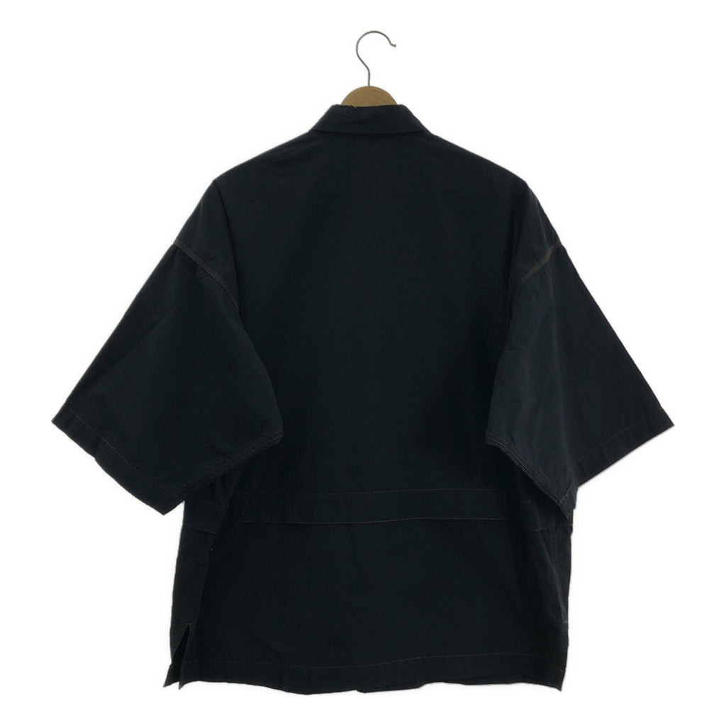 TOMORROWLAND / トゥモローランド | コットン ショートスリーブ ビッグシャツ | XS |