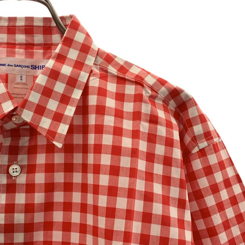 COMME des GARCONS SHIRT / 꼼데가르송 셔츠 | FOREVER 코튼 체크 스탠더드 셔츠 | S | 남성