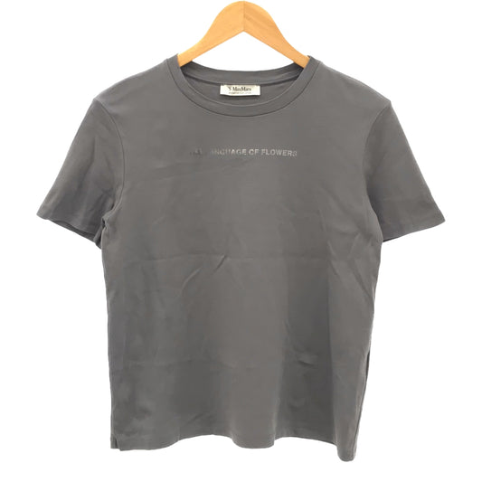 [Good Condition] S MAX MARA / S Max Mara | The Cube Collection T-shirt | Gray | Women's