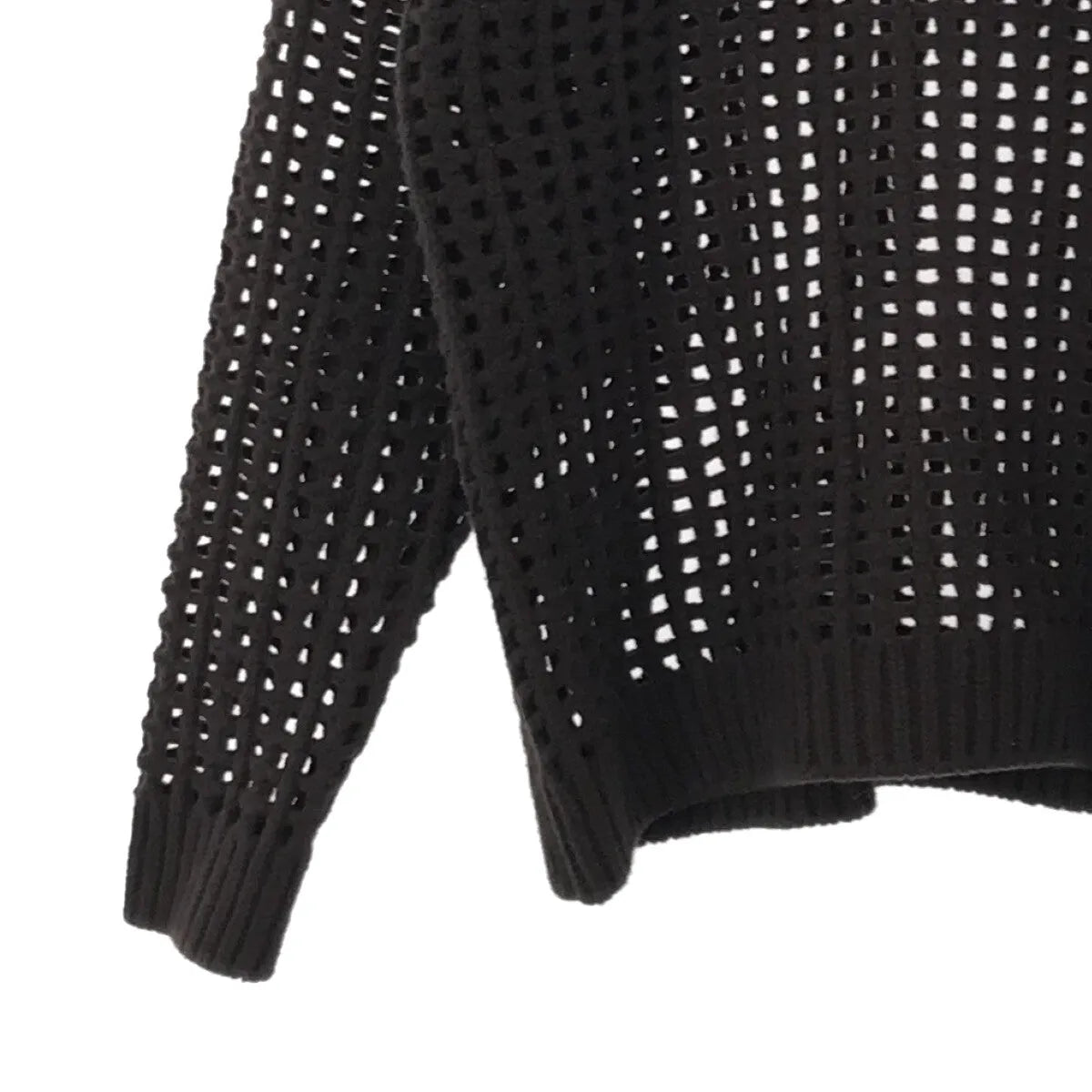 AURALEE / オーラリー | 2022AW | IENA取扱い WOOL FELT YARN MESH ニット | 1 | レディース