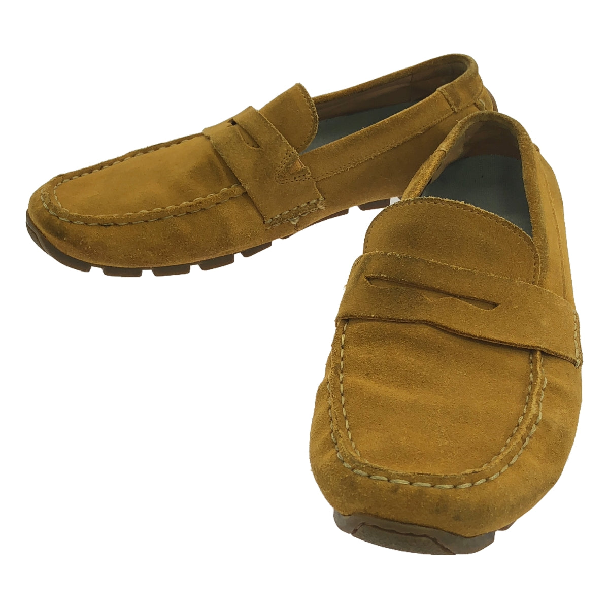 clarks / Clarks |絨面革樂福鞋 | 26 |布朗 |男士