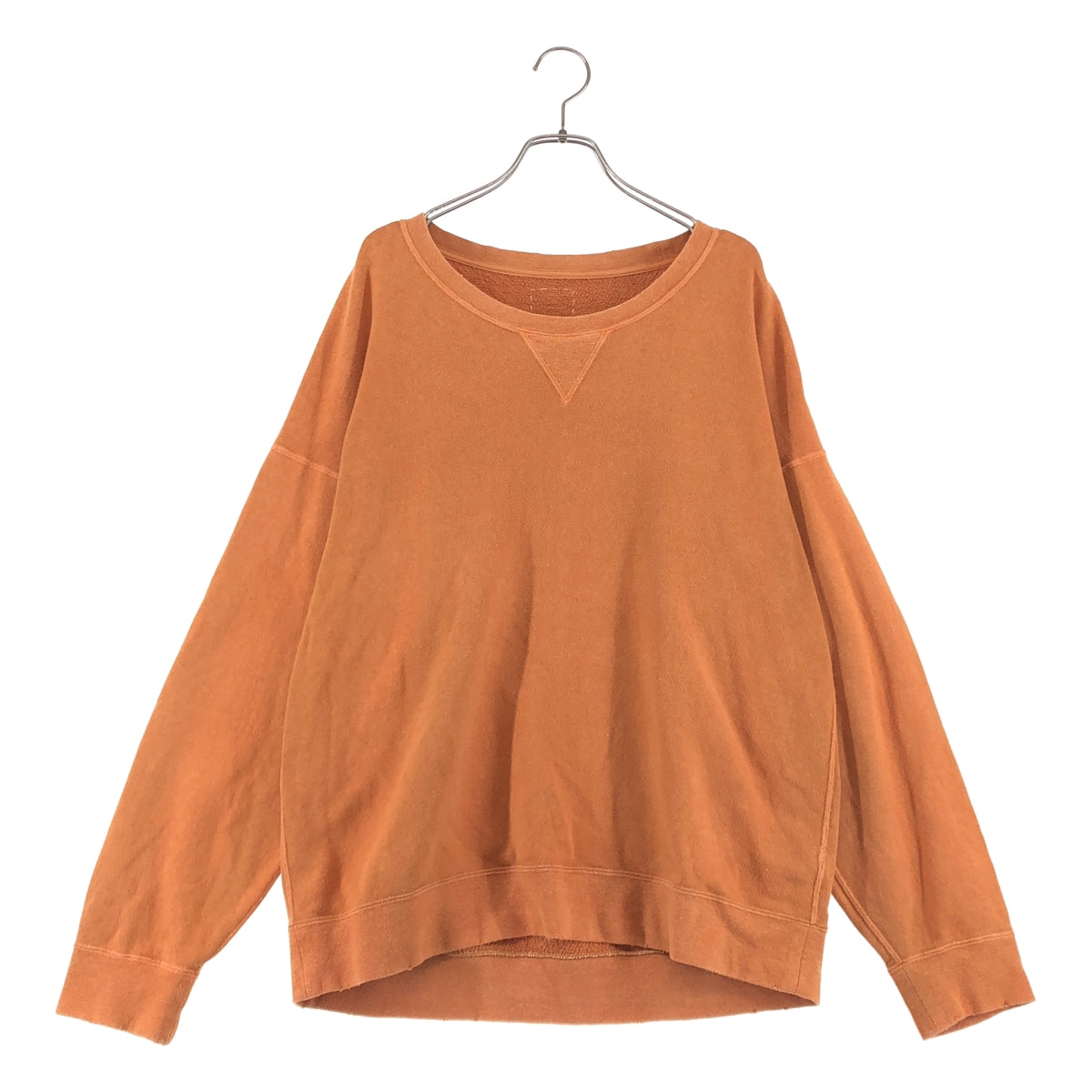 visvim / ビズビム | JUMBO SWEAT L/S (UNEVEN DYE) / 製品染め スウェット トレーナー | 2 | ブラウン系 | メンズ