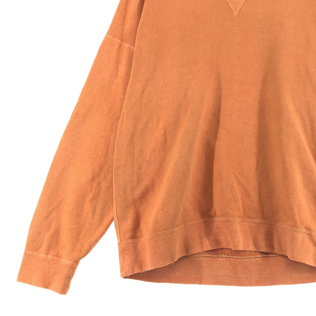 visvim / ビズビム | JUMBO SWEAT L/S (UNEVEN DYE) / 製品染め スウェット トレーナー | 2 | ブラウン系 | メンズ