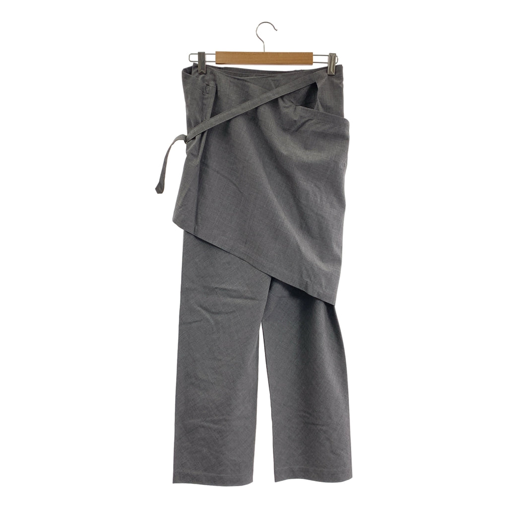 tricot COMME des GARCONS / Tricom De Galson | 1998 | 변형 사이드 지퍼 랩 바지 |