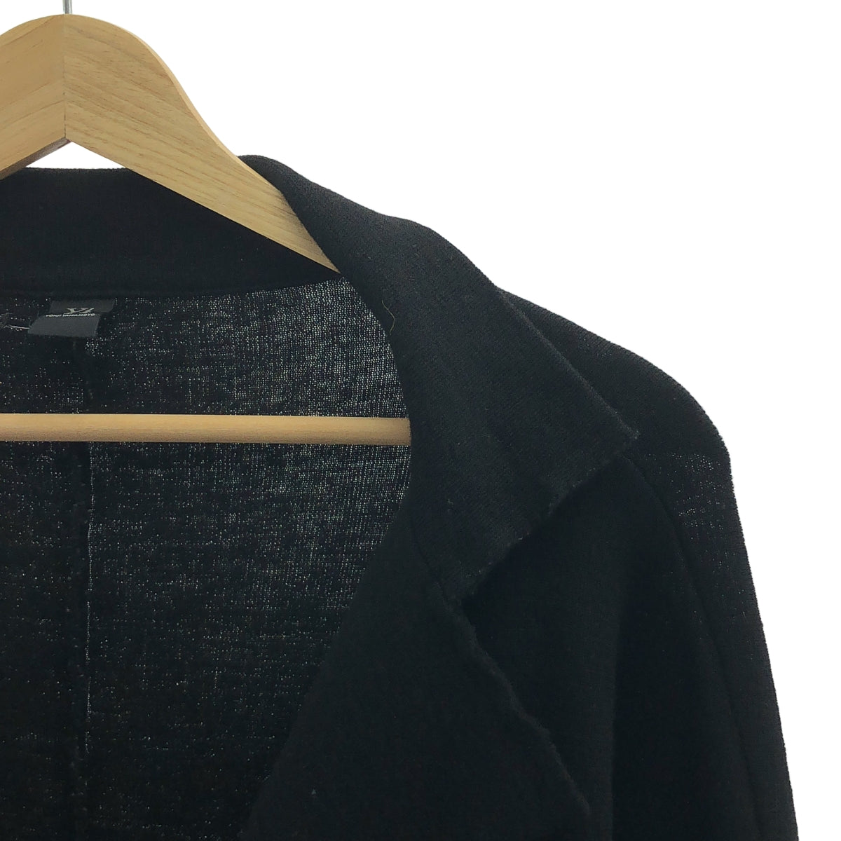 【미품】 Y's / 와이즈 요우지야마모토 | 2005AW | 울 니트 코디건 싱글 코트 | 3 | 블랙 | 여성